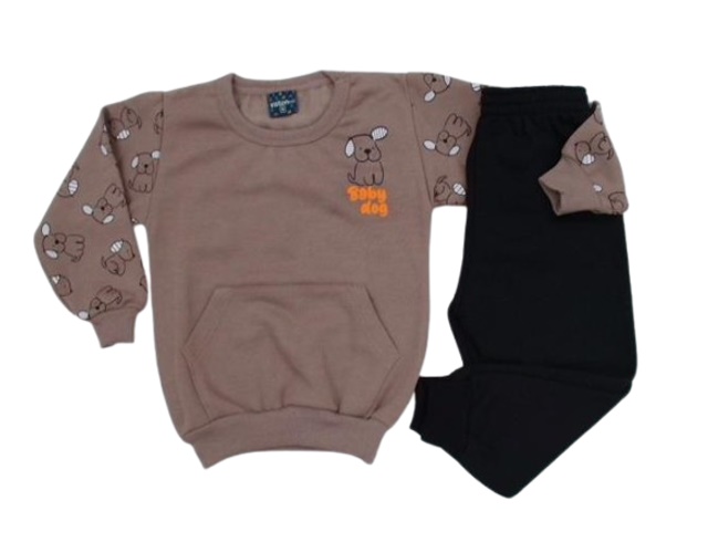 Conjunto Viston Bebe Masculino Moletom