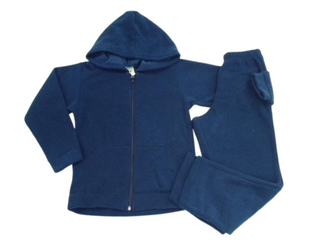 Conjunto Biabiel Infantil Feminina Bouclé Capuz Calça