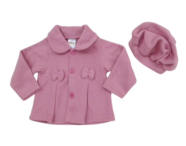 Casaco Fantoni Bebe Feminina Soft Boina