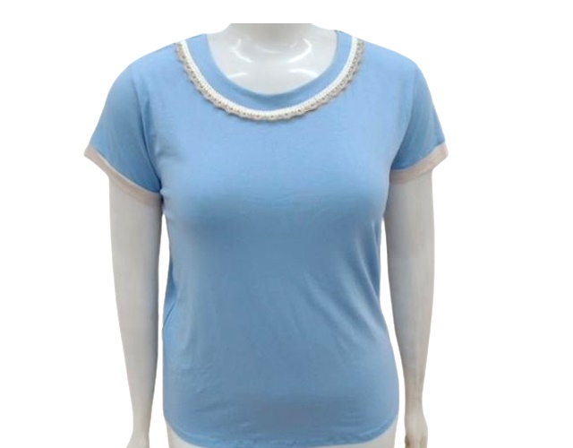 Blusa Vestbem Adulto Extra Grande Feminina Manga Curta Viscolycra