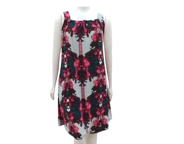 Vestido 7linhas Adulto Extra Grande Regata Liganete Estampado