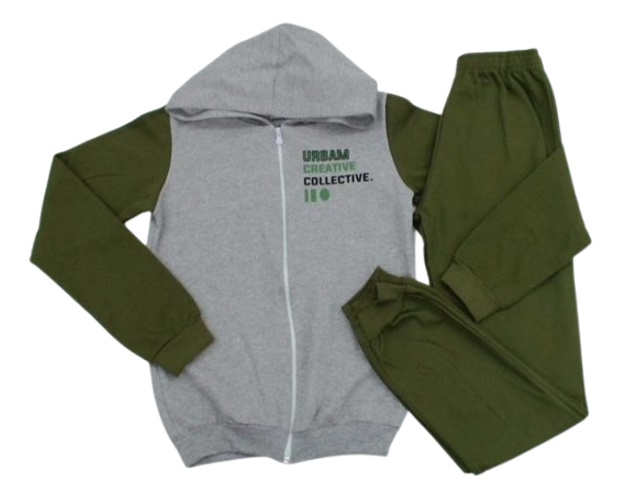 Conjunto Gatutty Juvenil Masculino Moletom Capuz