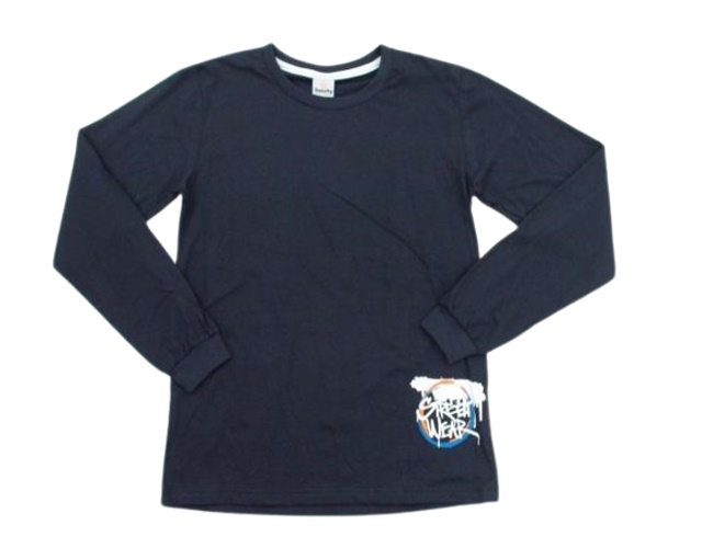 Camiseta Gatutty Juvenil Masculino Manga Longa Malha