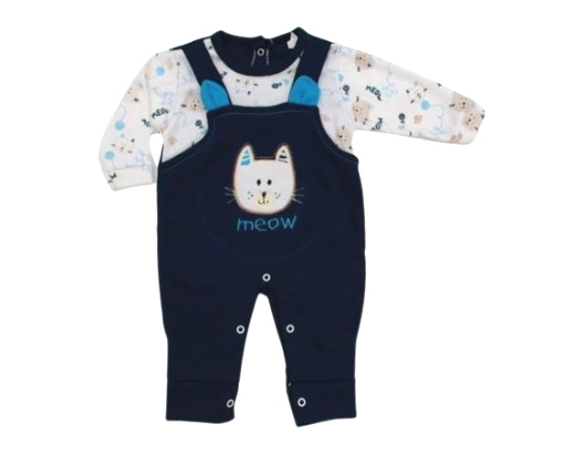 Macacão Bebelezinha Bebe Masculino Longo Suedine S/pé