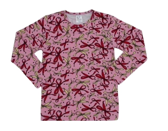 Blusa Catolele Juvenil Feminina Manga Longa Cotton Estampado