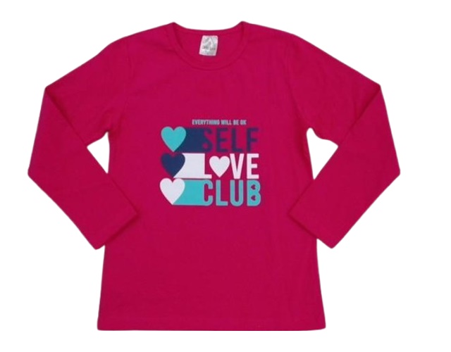 Blusa Catolele Juvenil Feminina Manga Longa Cotton