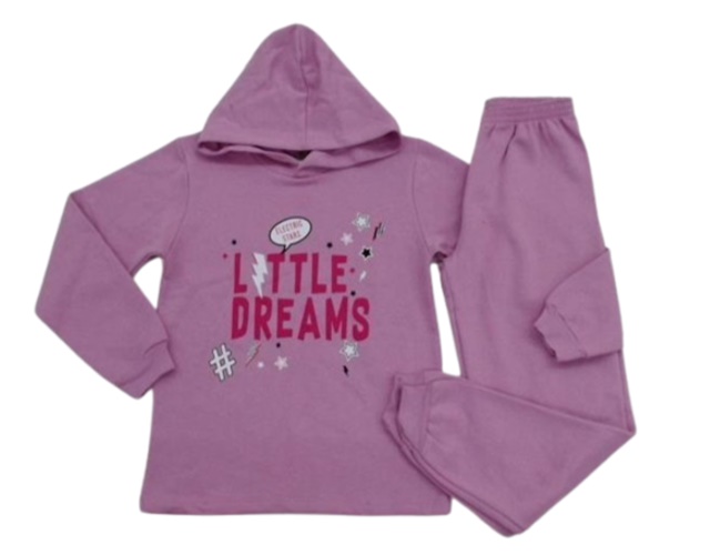 Conjunto Catolele Juvenil Feminina Moletom Capuz Calça