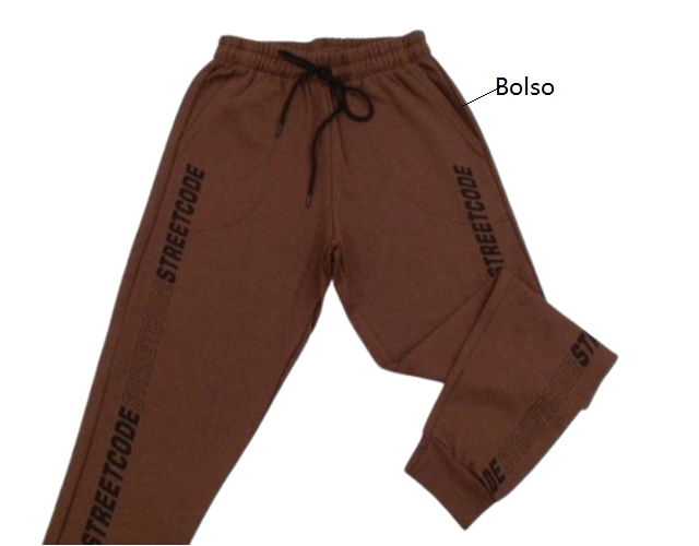 Calça Desayner Adulto Masculino Moletom 2bolsos
