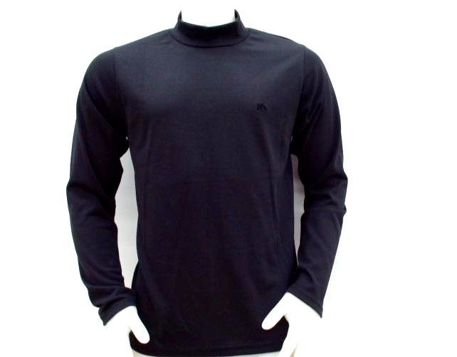 Camiseta Desayner Adulto Masculino Manga Longa Malhão Gola Alta