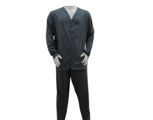 Pijama Desayner Adulto Extra Grande Masculino Manga Longa Malha Aberto