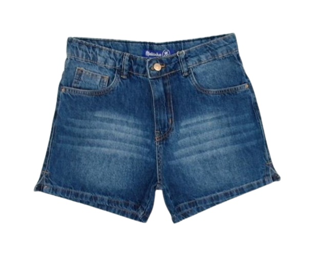 Short Maliinha Juvenil Feminina Jeans