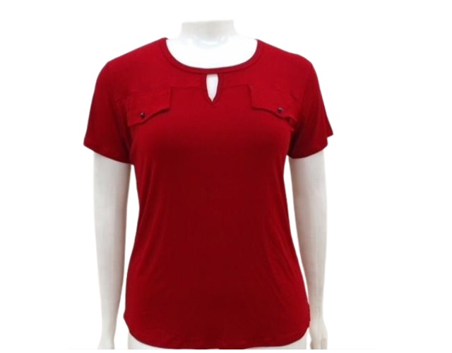 Blusa Armando Adulto Extra Grande Feminina Manga Curta Viscolycra