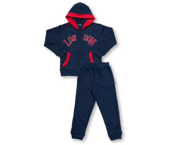 Conjunto Vrasalon Infantil Masculino Moletom Capuz