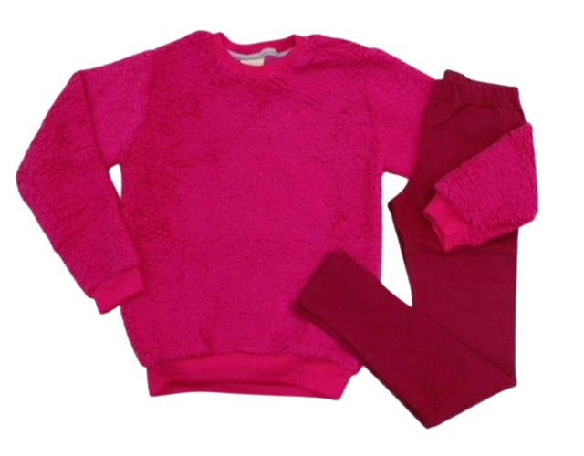 Conjunto Vrasalon Infantil Feminino Fleece Legging