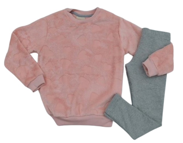 Conjunto Vrasalon Juvenil Feminino Fleece Legging