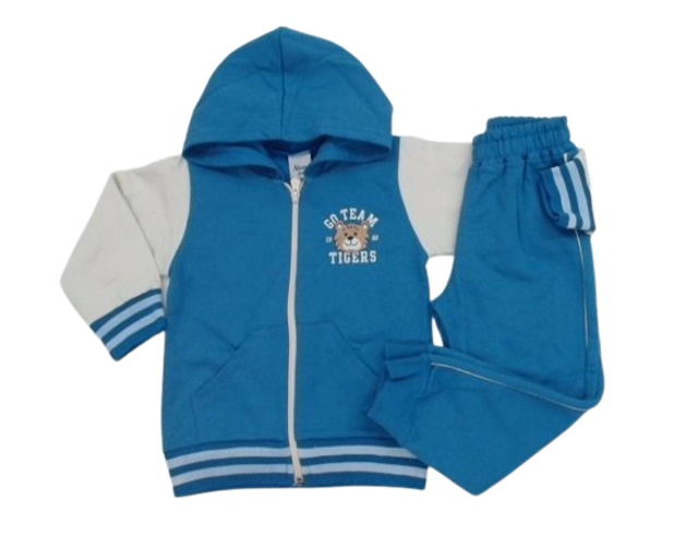 Conjunto Ninoking Primeiros Passos Masculino Moletom Capuz