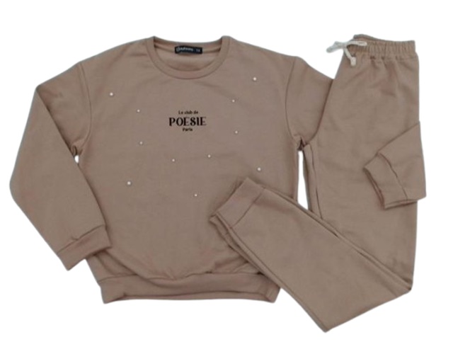 Conjunto Adulteens Juvenil Feminina Moletom Calça