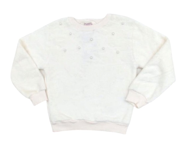 Blusa Faraeli Infantil Feminina Fleece Pérolas