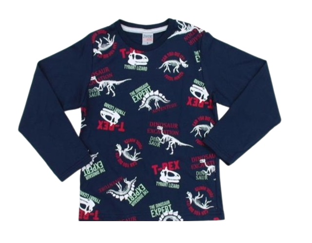 Camiseta Zhor Infantil Masculino Manga Longa Malha