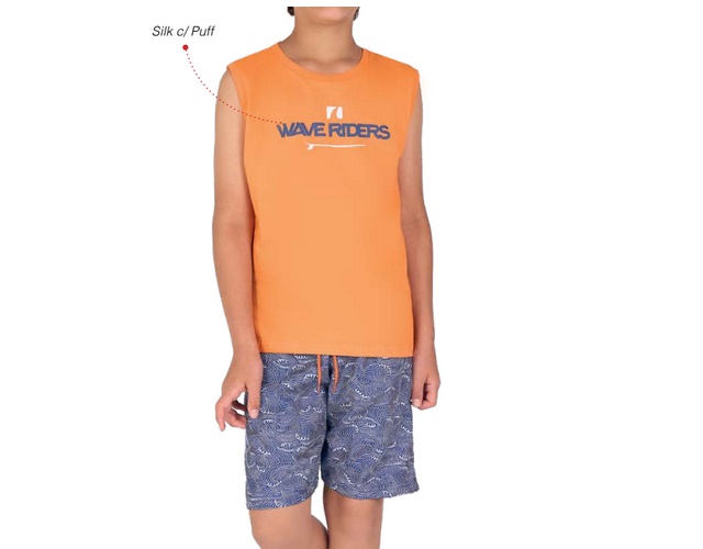 Conjunto Viston Juvenil Masculino Regata Machão Malha