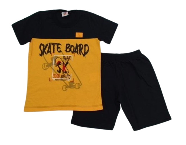 Conjunto Wkids Infantil Masculino Manga Curta Malha