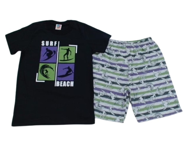 Conjunto Wkids Juvenil Masculino Manga Curta Malha