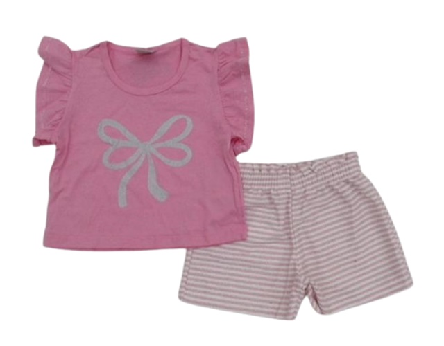 Conjunto Pimentinha Infantil Feminina Manga japonesa Malha Short