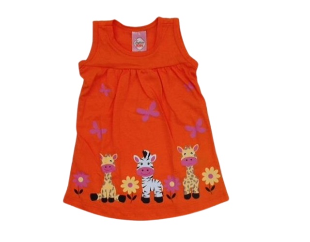 Vestido Fashionk Bebe Regata Malha