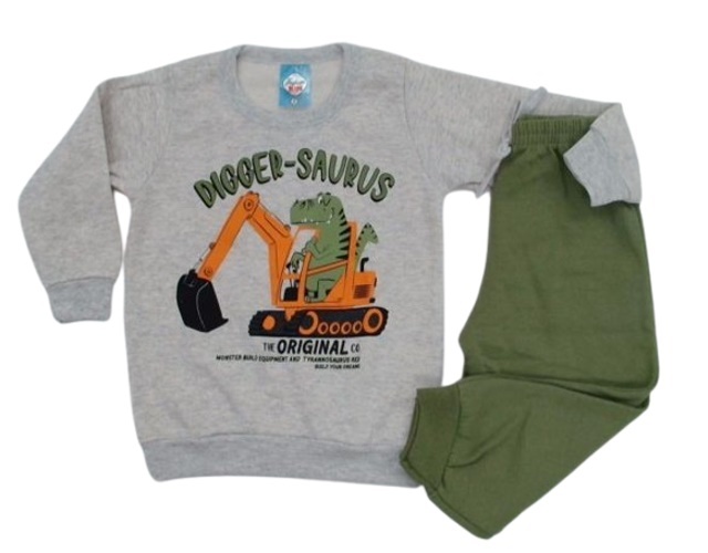 Conjunto Fashionk Primeiros Passos Masculino Moletom