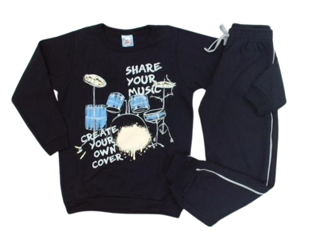 Conjunto Fashionk Infantil Masculino Moletom