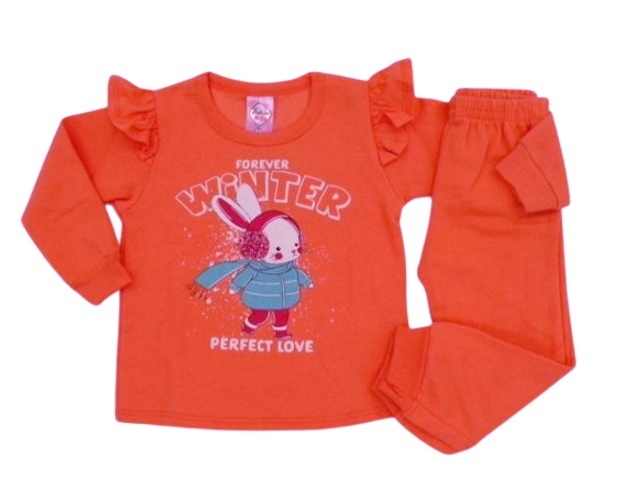 Conjunto Fashionk Primeiros Passos Feminino Moletom Calça