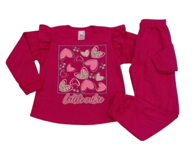 Conjunto Fashionk Infantil Feminino Moletom Calça