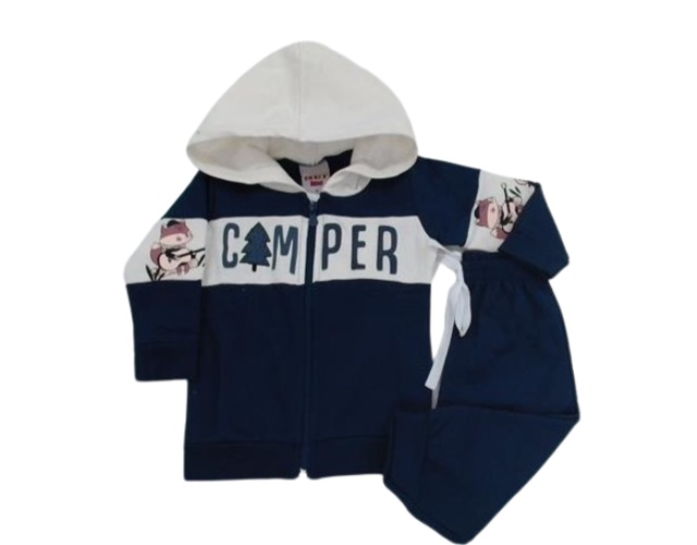 Conjunto Pimentinha Bebe Masculino Moletom Capuz
