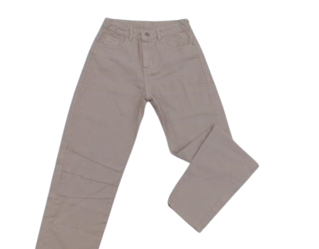 Calça Pty Juvenil Feminina Sarja Barrel