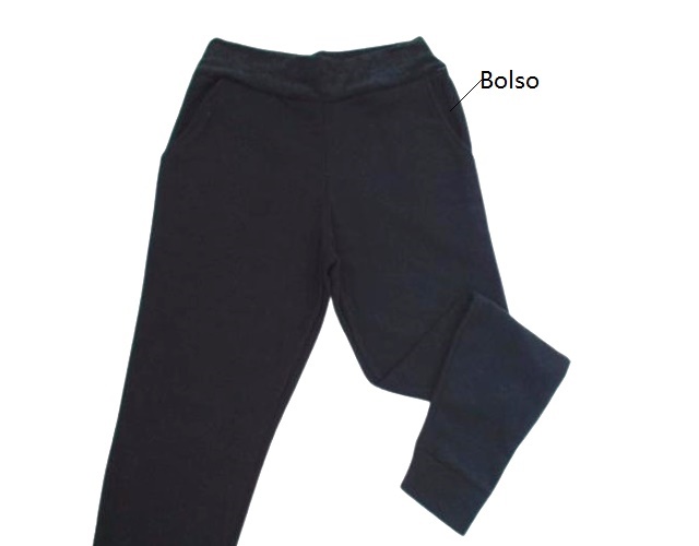 Calça Bacci Adulto Feminina Bouclé 2bolsos