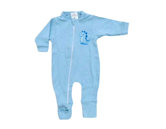 Macacão Mafessoni Bebe Unissex Longo Suedine Zíper