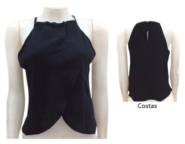 Blusa Armando Adulto Feminina Alça Viscose