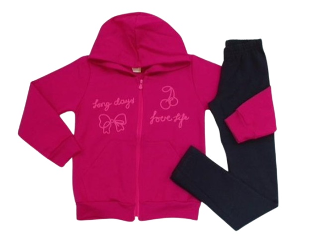 Conjunto Dfteen Feminino Moletom Capuz Legging