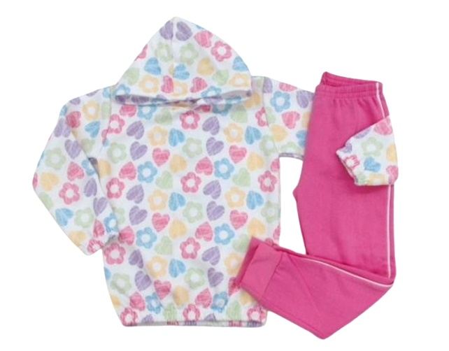 Conjunto Jaki Infantil Feminina Moletom Capuz Calça