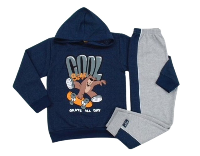 Conjunto Jaki Infantil Masculino Moletom Capuz