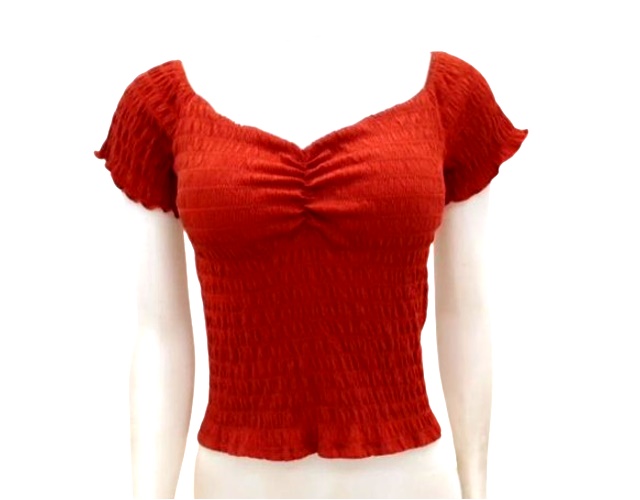 Blusa Sobmedida Adulto Feminina Manga Curta Poliéster Anarruga Bojo