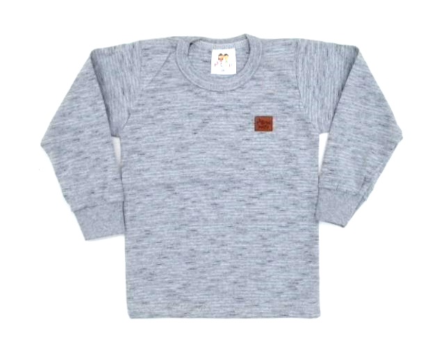 Camiseta Pituki Primeiros Passos Masculino Manga Longa Malha Jet