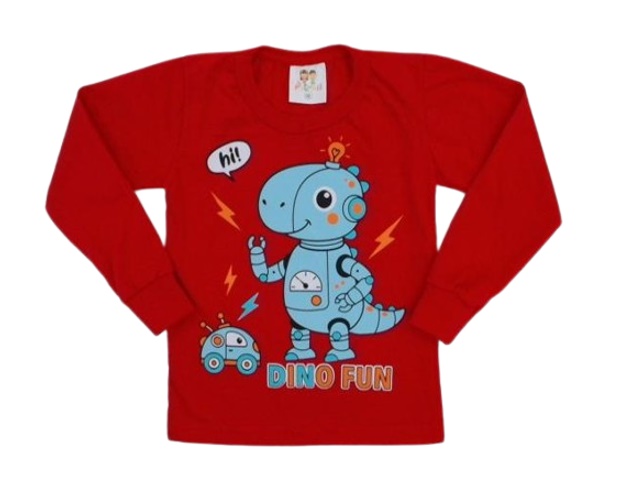 Camiseta Pituki Primeiros Passos Masculino Manga Longa Malha