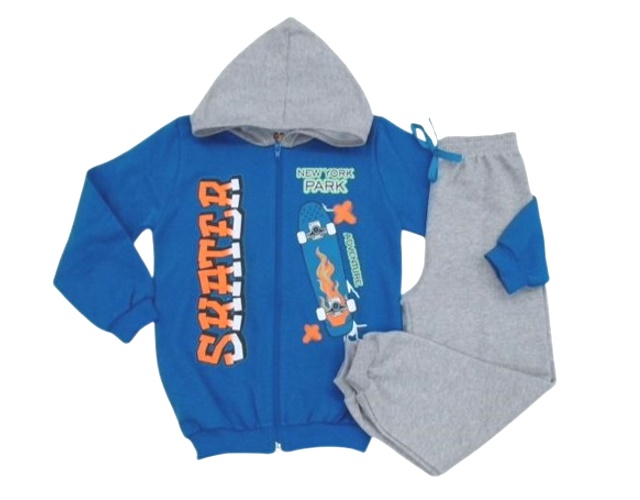 Conjunto Pituki Infantil Masculino Moletom Aberto Capuz