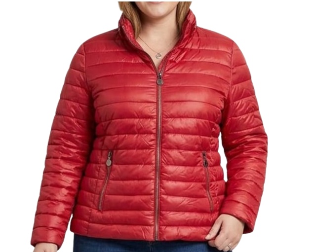 Jaqueta Center Adulto Feminina Nylon Matelassê Zíper