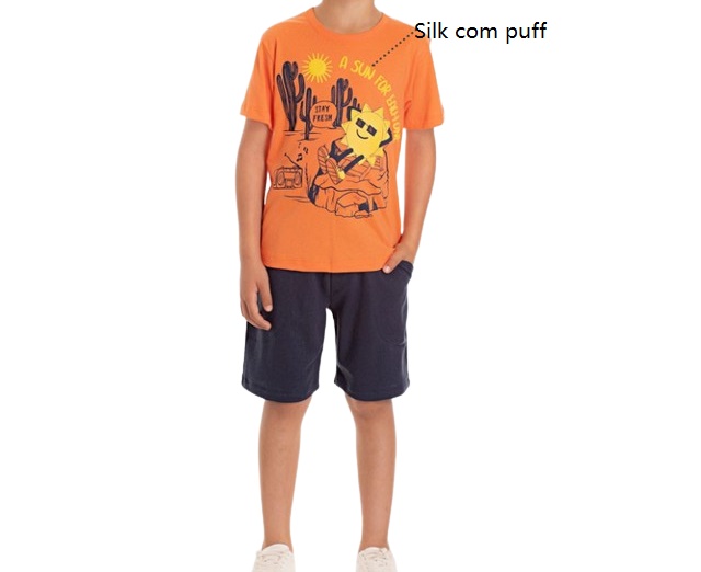 Conjunto Pimentinha Infantil Masculino Manga Curta Malha