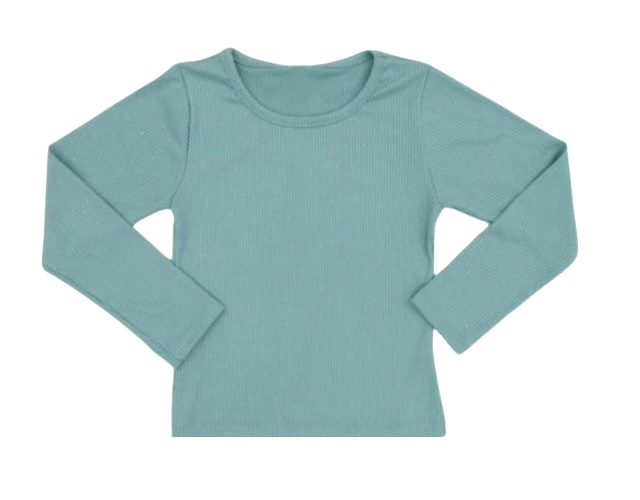 Blusa Minimundo Infantil Feminina Manga Longa Poliéster Canelada Glitter