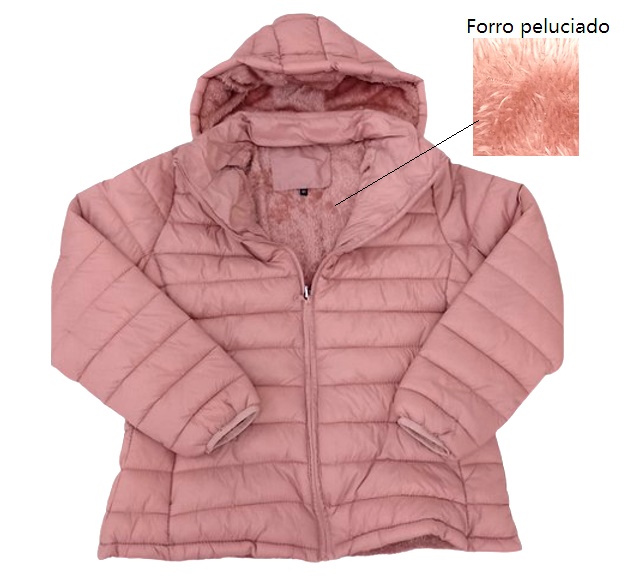 Jaqueta Grandbazar Adulto Extra Grande Feminina Matelassê Capuz