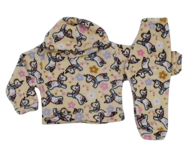 Pijama Filitex Primeiros Passos Feminina Peluciado Capuz