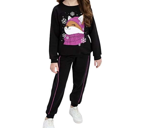 Conjunto Fashionk Infantil Feminino Moletom Calça